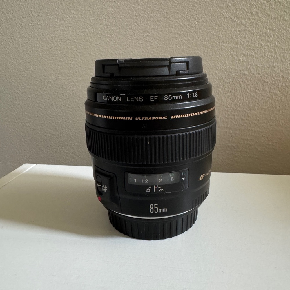 Canon Black Camera Lens EF 85mm f/1.8